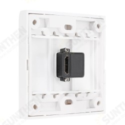 HD 1.4 Wall Plate with Angle Side Female to Female Connector HD 1.4 Wall Plate with Angle Side Female to Female Connector
