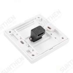 HD 1.4 Wall Plate with Angle Side Female to Female Connector HD 1.4 Wall Plate with Angle Side Female to Female Connector