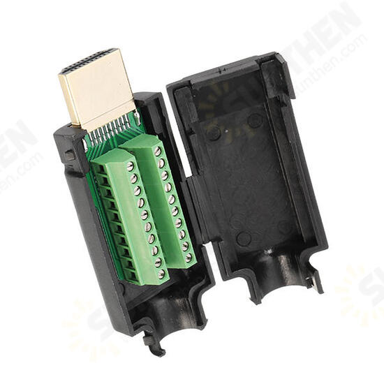 LY-137 HD 2.0 HD Male Connector Plug with Screw Connector