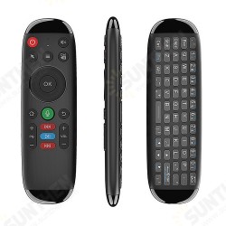 M6 2.4G Air Mouse Intelligent Voice Remote Control Wireless Air Mouse with Gyroscope Colorful Backlit with Google Assistant for TV Box Projector Smart TV Computer M6 2.4G Air Mouse Intelligent Voice Remote Control Wireless Air Mouse with Gyroscope Colorful Backlit with Google Assistant for TV Box Projector Smart TV Computer