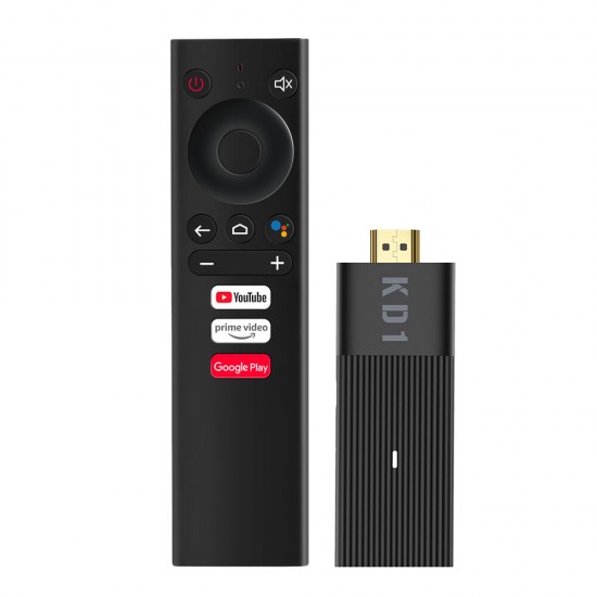 KD1 TV Stick Amlogic S905Y2 2GB RAM 16GB ROM BT4.2 2.4G 5G WiFi Android 10 ATV OS 4K HDR10 Streaming Media Player