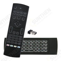 MX3 Wireless QWERTY White Backlit 2.4GHz Keyboard Air Mouse For TV Box MINI PC MX3 Wireless QWERTY White Backlit 2.4GHz Keyboard Air Mouse For TV Box MINI PC