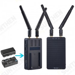 Tour T1 4K HD 200M Wireless HDMI Video Transmission System 5G Image Transmitter and Receiver Kit for Vlog Live Streaming Multi-Camera Production Tour T1 4K HD 200M Wireless HDMI Video Transmission System 5G Image Transmitter and Receiver Kit for Vlog Live Streaming Multi-Camera Production