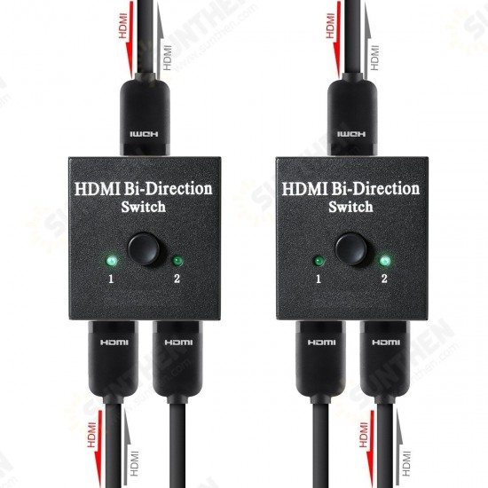 NK-Q3 1080P Plug And Play HDMI Splitter Switch Two In and One Out Smart HDMI Bi-Direction Video Adapter NK-Q3 1080P Plug And Play HDMI Splitter Switch Two In and One Out Smart HDMI Bi-Direction Video Adapter