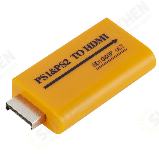 PS1 PS2 To HDMI Converter Adapter 1080P Output USB Cable for Sony PS1 PS2 Game Console