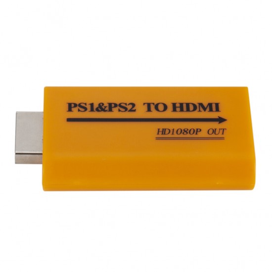 PS1 PS2 To HDMI Converter Adapter 1080P Output USB Cable for Sony PS1 PS2 Game Console