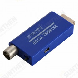 PS1/PS2 to RF Converter Adapter TV Signal Adapter 80DB Gain for DVD Set-Top Box Game Console PS1/PS2 to RF Converter Adapter TV Signal Adapter 80DB Gain for DVD Set-Top Box Game Console