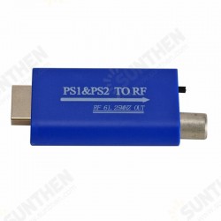 PS1/PS2 to RF Converter Adapter TV Signal Adapter 80DB Gain for DVD Set-Top Box Game Console PS1/PS2 to RF Converter Adapter TV Signal Adapter 80DB Gain for DVD Set-Top Box Game Console