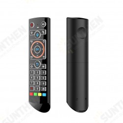 Q2 Voice Control Flying Mouse 2.4G for Set Top Box Projector Wireless Remote Control Air Flying Mouse Blacklight Q2 Voice Control Flying Mouse 2.4G for Set Top Box Projector Wireless Remote Control Air Flying Mouse Blacklight