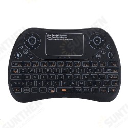 S913 2.4G Wireless Colorful Backlit English Mini Touchpad Keyboard Air Mouse Airmouse for TV Box PC Smart TV S913 2.4G Wireless Colorful Backlit English Mini Touchpad Keyboard Air Mouse Airmouse for TV Box PC Smart TV