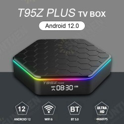 T95Z PLUS tv box android 12.0 Allwinner H618 2.4G&5G BT5.0 WIFI6 64G Set top box 6k video decoding media player 2022 T95Z PLUS tv box android 12.0 Allwinner H618 2.4G&5G BT5.0 WIFI6 64G Set top box 6k video decoding media player 2022