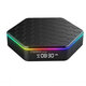 T95Z Plus H618 Smart TV Box Android 12 2G 16GB Support BT 5.0 WiFi 6 TVBOX RGB Light with 6K Decoding 4K60FPS Resolution HDR10 Color Set Top Box