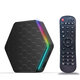 T95Z Plus H618 Smart TV Box Android 12 2G 16GB Support BT 5.0 WiFi 6 TVBOX RGB Light with 6K Decoding 4K60FPS Resolution HDR10 Color Set Top Box