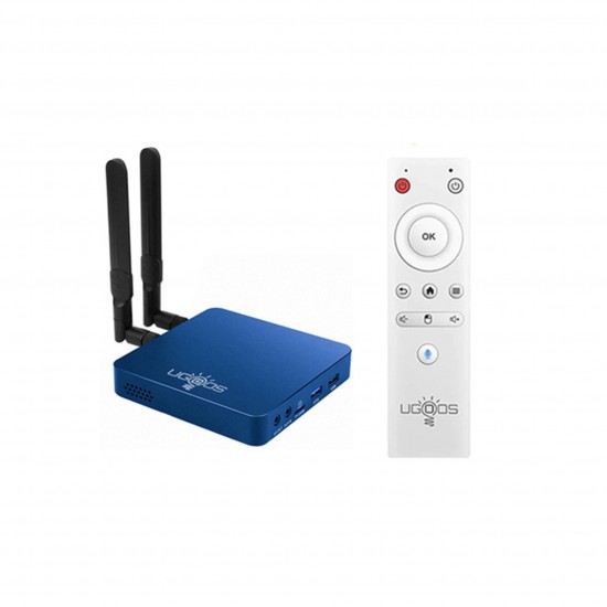 UT8 Pro Rockchip RK3568 DDR4 8GB 64GB eMMC Android 11 WIFI 6 1000M LAN 4K@60fps HDR10 BT 5.0 Smart TV BOX with bluetooth Voice Remote Control