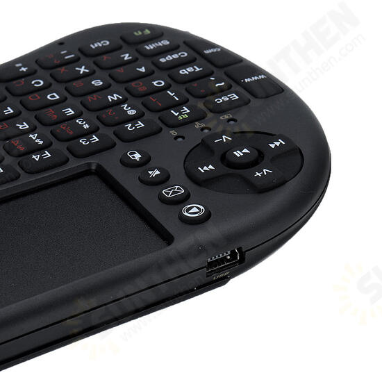 UKB-500-RF 2.4G Wireless German English Layout Mini Keyboard Touchpad Air Mouse Airmouse for TV Box Mini PC