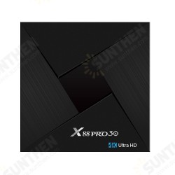 X88 PRO 30 Rockchip RK3318 Quad-Core Android 11.0 4GB RAM 32GB ROM Smart TV BOX 100M Ethernet WiFi HD 4K@60Hz X88 PRO 30 Rockchip RK3318 Quad-Core Android 11.0 4GB RAM 32GB ROM Smart TV BOX 100M Ethernet WiFi HD 4K@60Hz