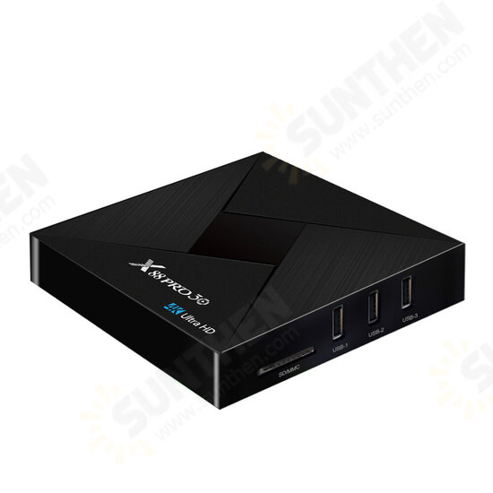 X88 PRO 30 Rockchip RK3318 Quad-Core Android 11.0 4GB RAM 32GB ROM Smart TV BOX 100M Ethernet WiFi HD 4K@60Hz