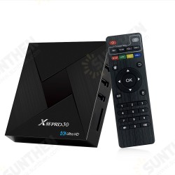 X88 PRO 30 Rockchip RK3318 Quad-Core Android 11.0 4GB RAM 32GB ROM Smart TV BOX 100M Ethernet WiFi HD 4K@60Hz X88 PRO 30 Rockchip RK3318 Quad-Core Android 11.0 4GB RAM 32GB ROM Smart TV BOX 100M Ethernet WiFi HD 4K@60Hz