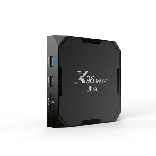 X96 Max Plus Ultra TV Box Android 11 Amlogic S905X4 Support AV1 8K Dual Wifi BT Youtube Media Player 4GB 32GB
