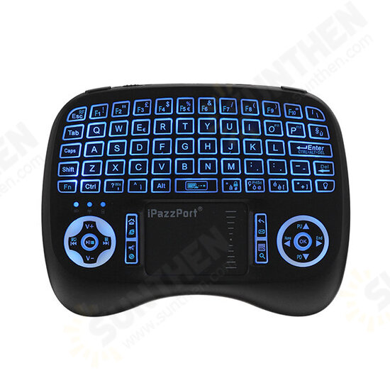 KP-810-21T-RGB Italian Three Color Backlit Mini Keyboard Touchpad Airmouse