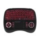 KP-810-21T-RGB Italian Three Color Backlit Mini Keyboard Touchpad Airmouse