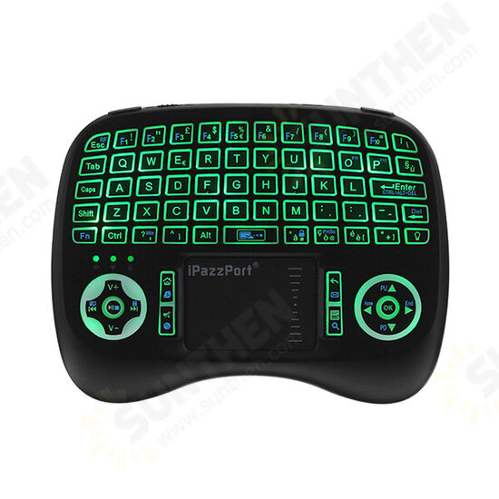 KP-810-21T-RGB Italian Three Color Backlit Mini Keyboard Touchpad Airmouse