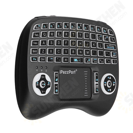 KP-810-21T-RGB Italian Three Color Backlit Mini Keyboard Touchpad Airmouse