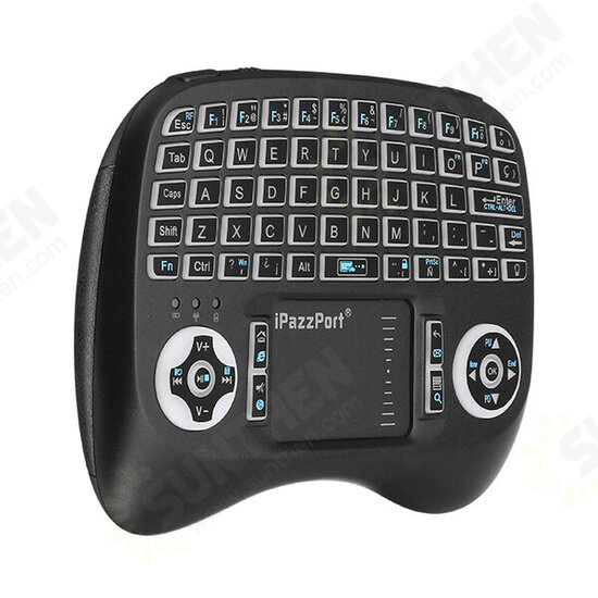 KP-810-21T-RGB Spainish Three Color Backlit Mini Keyboard Touchpad Airmouse