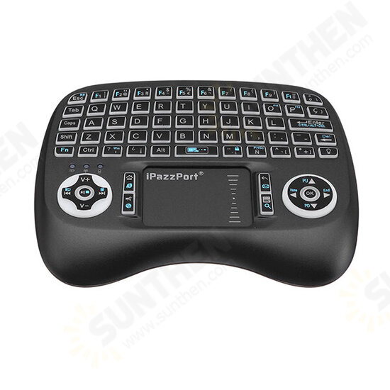 KP-810-21T-RGB Spainish Three Color Backlit Mini Keyboard Touchpad Airmouse