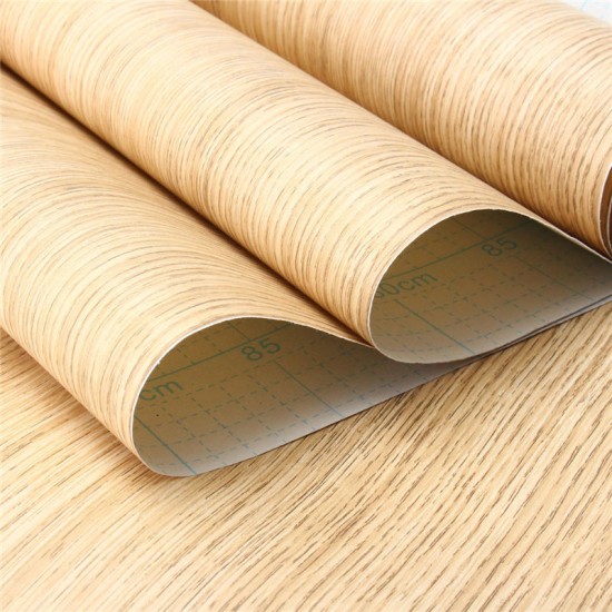 10M Self Adhesive PVC Wall Wood Grain Mural Decal Wall Paper Film Sticker Home Beauty Fashion Decoration