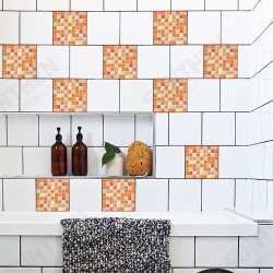 10PCS 20*20CM Mosaic Tiles Stickers Waterproof Stickers Glue Stickers 10PCS 20*20CM Mosaic Tiles Stickers Waterproof Stickers Glue Stickers