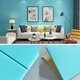 10Pcs/Set 70x70cm 3D Wall Tile Stickers Kitchen Bathroom Self-Adhesive Decals