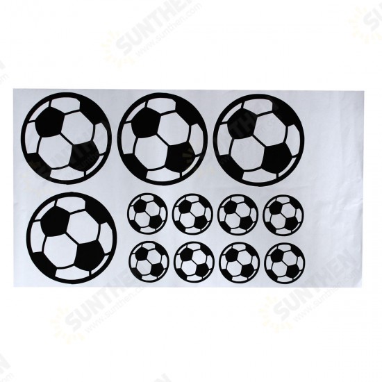 12Pcs/Set Football Soccer Wall Stickers Children Nursery Kids Room Decals Gift Home Decorations