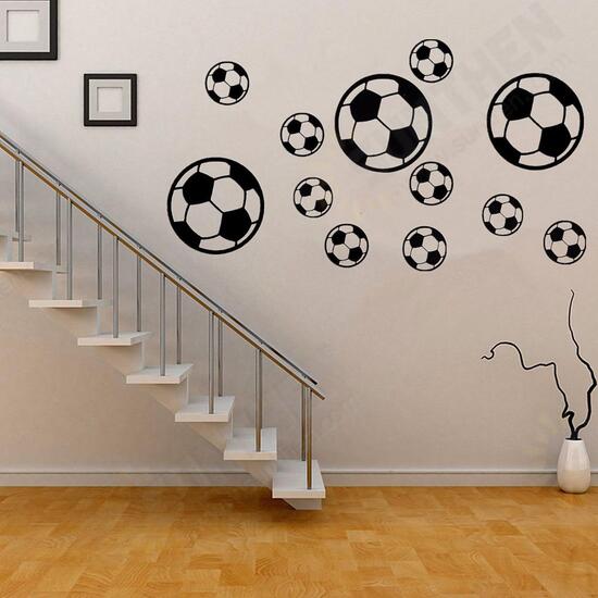 12Pcs/Set Football Soccer Wall Stickers Children Nursery Kids Room Decals Gift Home Decorations