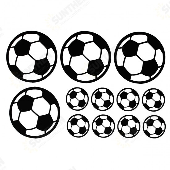 12Pcs/Set Football Soccer Wall Stickers Children Nursery Kids Room Decals Gift Home Decorations