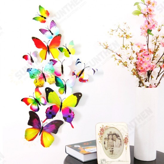 12pcs 3D Butterfly Design Decal Art Wall Stickers Room ations Home