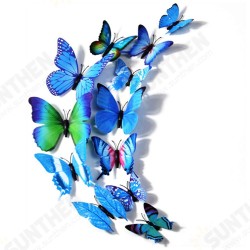 12pcs 3D Butterfly Design Decal Art Wall Stickers Room ations Home 12pcs 3D Butterfly Design Decal Art Wall Stickers Room ations Home