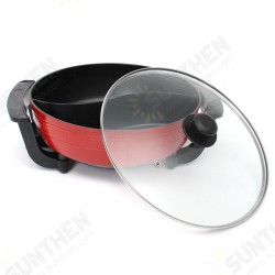 1300W Electric Non-Stick Hot Pot Dual Side Divide Home Smokeless Shabu Cookware 1300W Electric Non-Stick Hot Pot Dual Side Divide Home Smokeless Shabu Cookware