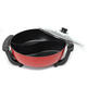 1300W Electric Non-Stick Hot Pot Dual Side Divide Home Smokeless Shabu Cookware