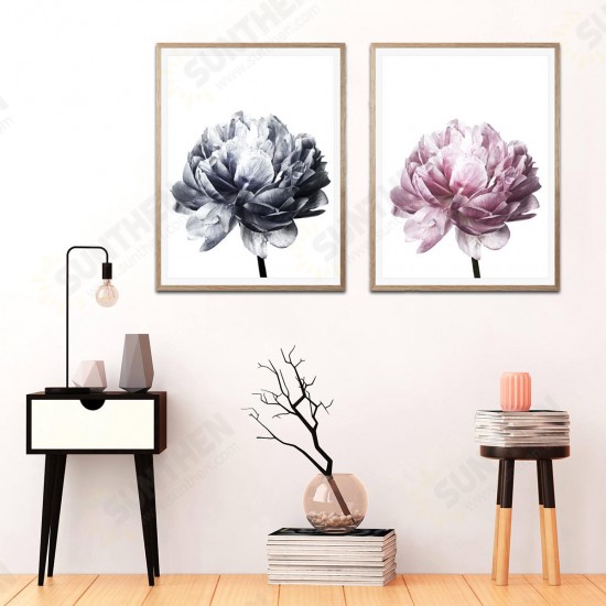 20x30/30x40cm Flower Modern Wall Art Canvas Paintings Picture Home Decor Mural Poster with Frame