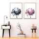 20x30/30x40cm Flower Modern Wall Art Canvas Paintings Picture Home Decor Mural Poster with Frame