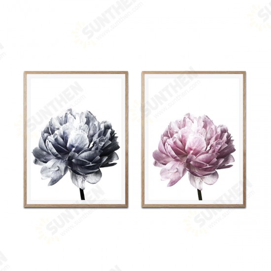 20x30/30x40cm Flower Modern Wall Art Canvas Paintings Picture Home Decor Mural Poster with Frame