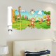 23X47 Inches PAG 3D Wall Sticker Broken Paper Series II Living Room Home Wall Decoration