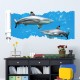 23X47 Inches PAG 3D Wall Sticker Broken Paper Series II Living Room Home Wall Decoration 23X47 Inches PAG 3D Wall Sticker Broken Paper Series II Living Room Home Wall Decoration