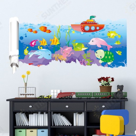 23X47 Inches PAG 3D Wall Sticker Broken Paper Series II Living Room Home Wall Decoration