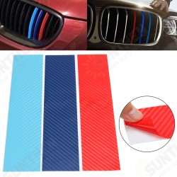 3 Colors Carbon Fiber Stripe Sticker Decal For BMW Front Grill Grille Exterior Decoration Car Stickers 3 Colors Carbon Fiber Stripe Sticker Decal For BMW Front Grill Grille Exterior Decoration Car Stickers