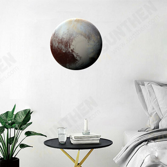 30Cm Large Moon Glow In The Dark Noctilucence Planet Celestial Stickers Luminous DIY Wall Sticker