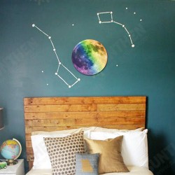 30cm Colorful Large Moon Wall Sticker Removable Glow In The Dark Luminous Stickers Home Decor 30cm Colorful Large Moon Wall Sticker Removable Glow In The Dark Luminous Stickers Home Decor