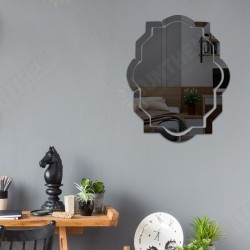 3D Acrylic Mirror Wall Sticker DIY Mural Home Bedroom Wall Decoration 3D Acrylic Mirror Wall Sticker DIY Mural Home Bedroom Wall Decoration
