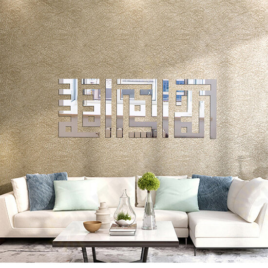 3D Acrylic Mirror Wall Stickers Vinyl Decals Home Living Room Environmentally Friendly Remove Wall Stickers Decor